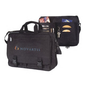 Business Organizer Bag - Silkscreen Promotional Custom Imprinted With Logo